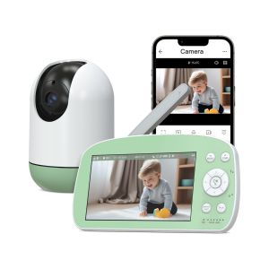 1080p WiFi Baby Monitor with App Two-Way Audio PTZ Camera