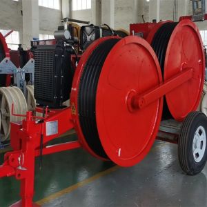 4Ton Hydraulic Tensioner With Reverse Overhead Line Stringing Machine