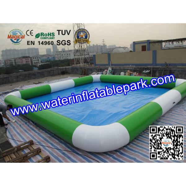 Buy Amusement Park  Square Inflatable Water Pool  Facilities 7m x 7m at wholesale prices