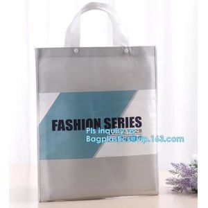 fashion custom pvc shopping bag with your logo, eco-friendly transparent