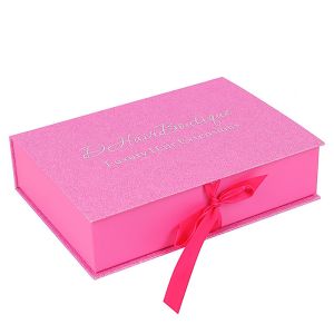 Quality Magnetic Folding Hair Extension Packaging Boxes Fashionable With Silk Satin for sale