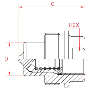 Industrial 1 Inch 3000PSI High Pressure Quick Connect