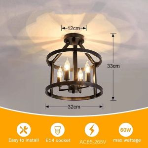 Retro American Vintage Chandelier Ceiling Light Farmhouse wholesale chandeliers