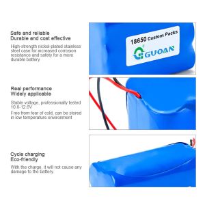 Variable Voltage Custom Battery Packs Lithium Ion Built In BMS