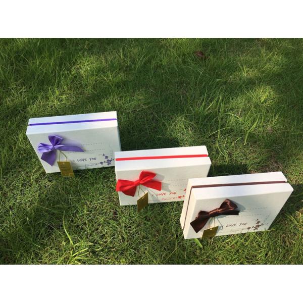 Customized Empty Rigid Paper Gift Box Chocolate Gift Box Packaging For Festival