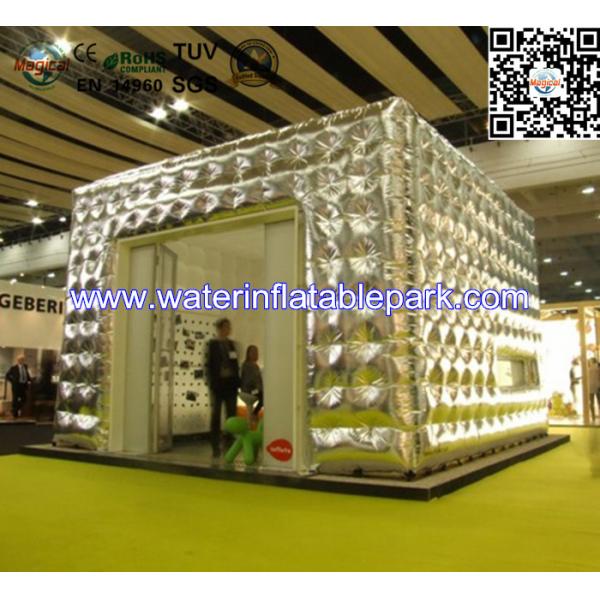 Portable Great Inflatable Cube Tent For Exhibition / Cabin Tent