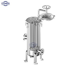 Flange Connection High Flow Cartridge Filter Housing Stainless Steel