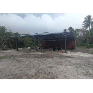 Custom Q345 Steel Farm Sheds With 50mm EPS Sandwich Panel