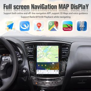 12.3 Inch QX60 JX35 Infiniti Head Unit Carplay Aftermarket Radio 2011-2020 GPS