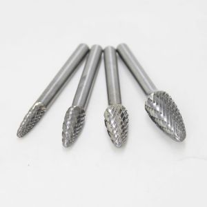 Quality 6*8mm Rotary Burs Sets Plastic Box Tube Package Genuine Solid Tree Shape Carbide Burr for Metal Aluminum for sale
