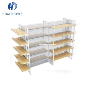 Mini Supermarket Racks Garment Grocery Light Duty Industrial Shelving