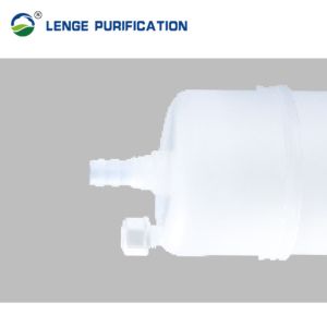2.5 Inch PTFE Pleated Water Filter Cartridge With 3/8'' Pagoda Shaped Connection