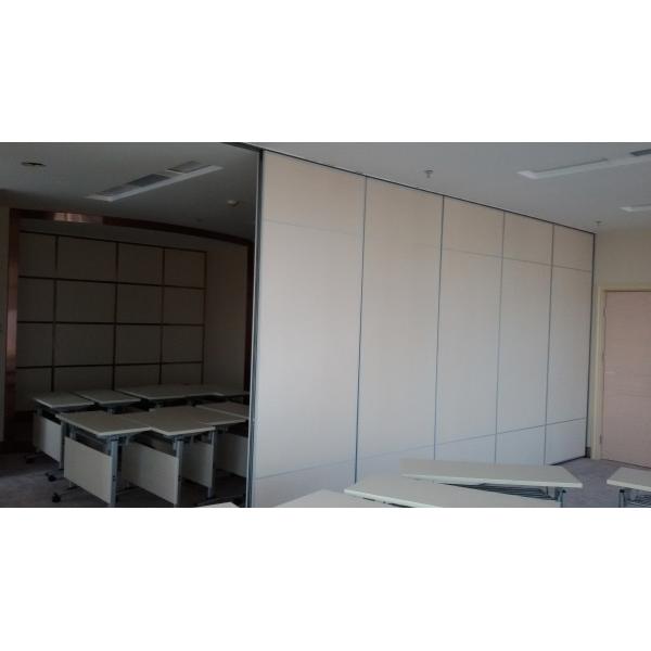 Soundproof Folding Hotel Movable Partition Walls with Aluminium Track Wheels