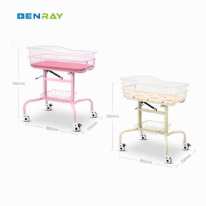 China Manual Children Hospital Bed Medical Home Use Children Kids Baby Basin Cart on sale