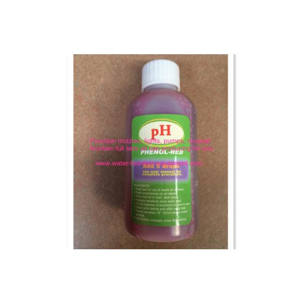 Buy pH Water Quality Test Liquid For Swimming Pool Control System Red Color 250ml Bottle at wholesale prices