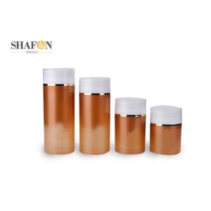 Refillable Empty Cosmetic Jars For Face Cream PP Cover 120g SGS Certification