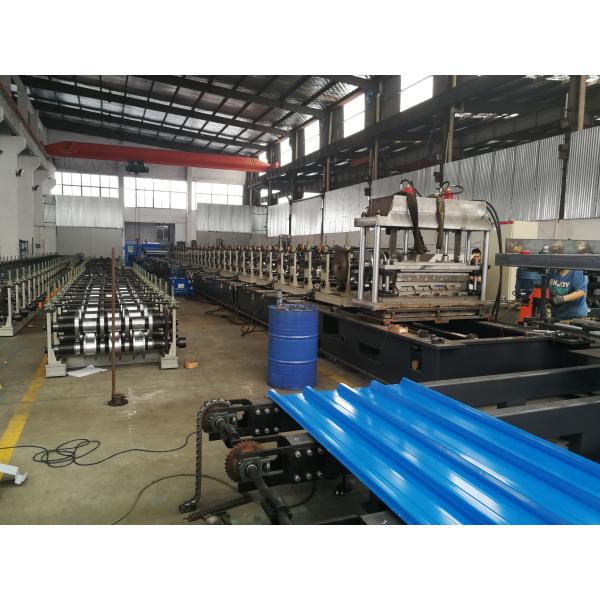 HRC Hardness Roof Panel Roll Forming Machine Wire Electrode Cutting
