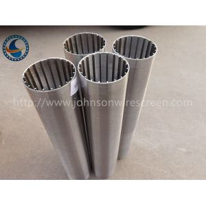 20 Micron Slotted Wedge Screen Filter Separates One Material From Another