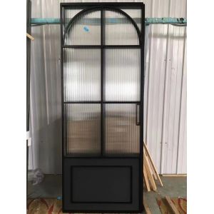 High Security Aluminium French Doors Powder Coated With Hinges