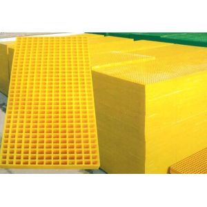 Pharmaceutical Manufacturing FRP Floor Grating Smooth Molded Fiberglass
