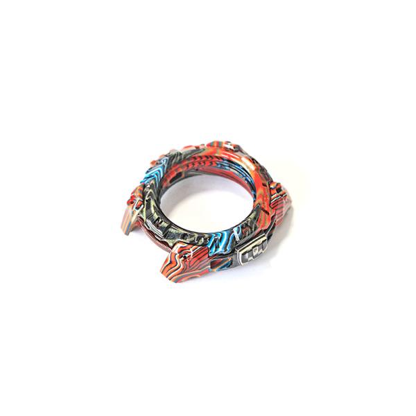 Colorful Rainbow Watch Custom Made Carbon Fiber Parts OEM Service