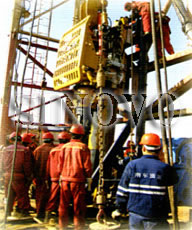 VY60A Blue Hydraulic Static Pile Driver , pile foundation machine with Fast Pile