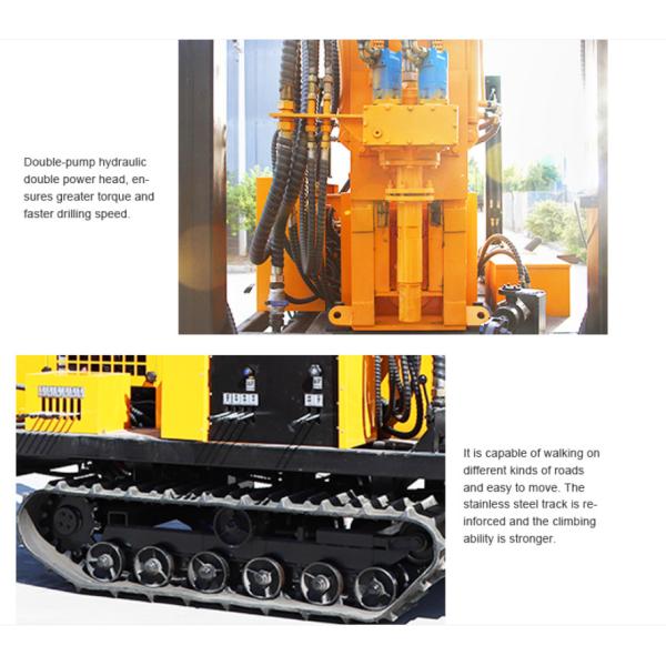 Large Deep Drilling 105mm Pneumatic Borewell Machine