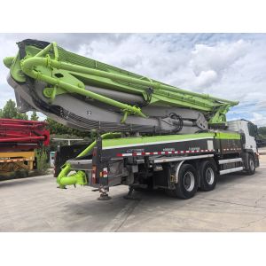 49m Second Hand Concrete Pump Truck Zoomlion 2019 ZLJ5350THBBE With Benz Chasis