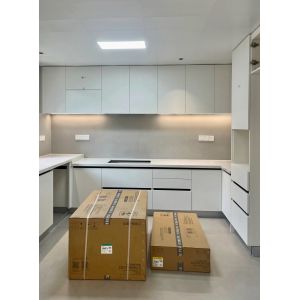 Custom Modular Kitchen Cabinet with Quartz Granite Marble Countertop