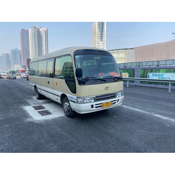22 Seats 2012 Year Left Hand Steering Used Toyota Coaster Bus 2TR Gasoline