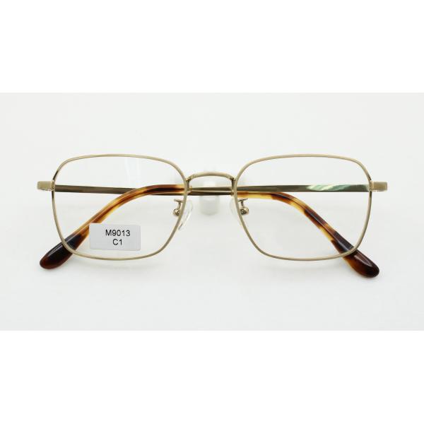 Square Metal Eyeglasses Frame Stainless Steel Frame Durable Reading Computer
