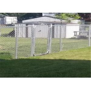 42 in. W x 60 in. H Galvanized Steel Bent Frame Walk-Through Chain Link Fence