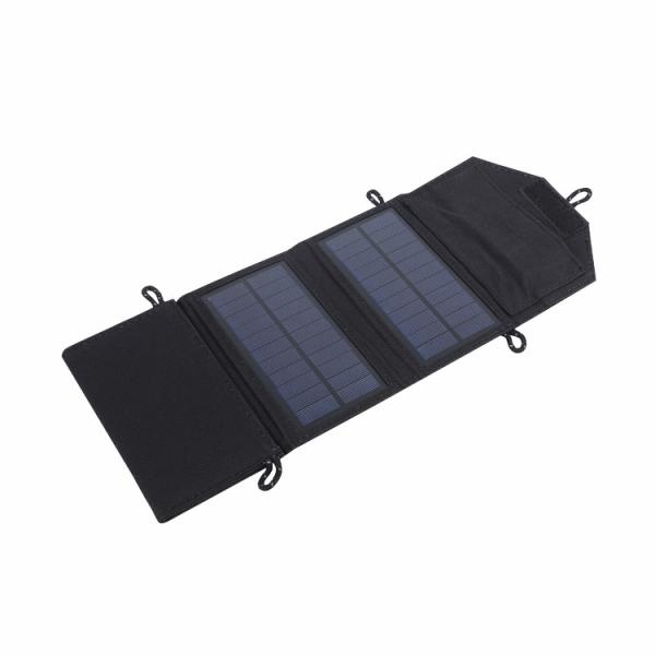Buy 600D PVC Solar Panel Bag Portable 7 Watt Solar Charger For Outdoor Charging Devices at wholesale prices