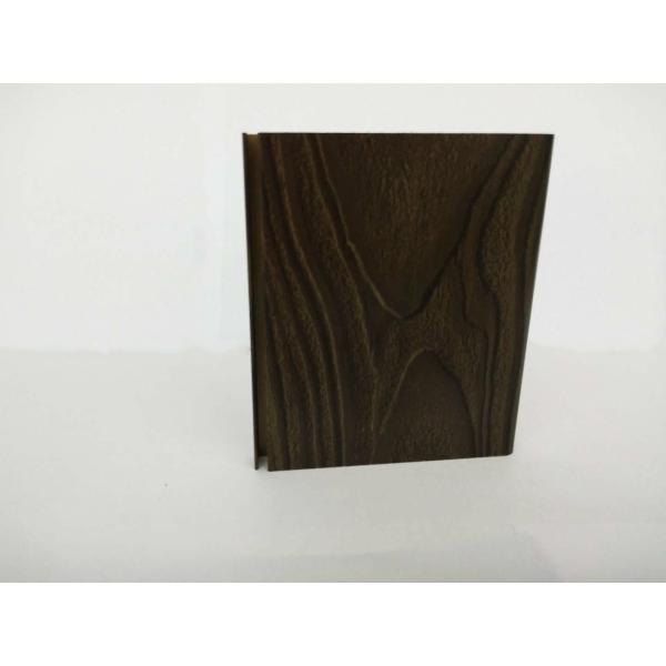 Building Hardware Aluminum Wood Finish Extrusion Profiles With Shape Customized