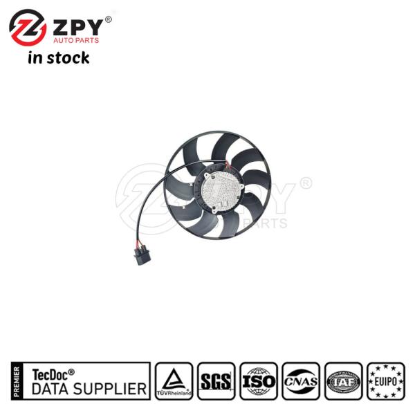 ZPY 8W0959455A Engine Cooling Fan Brushless For Audi A4 A5 A6 A7 A8 Q7 Q8