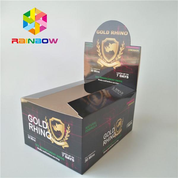 Coated Paper Hologram Packaging Paper Box For Lotion Cream Shampoo Cosmetics
