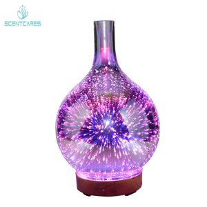 Poplar Art 3D Glass Ultrasonic Aromatherapy Diffuser