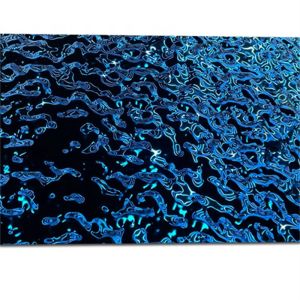 Wall Decorative Stainless Steel Color Plate Water Wave Stainless Steel Panel