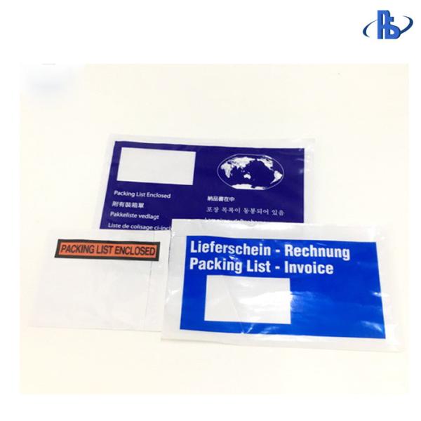 Buy Tear Proof Polyethylence Back Patch Pockets For Transportation Documents at wholesale prices