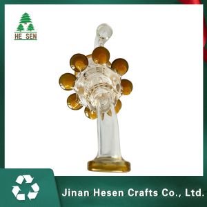 HESEN 28cm Borosilicate Smoking Water Pipe