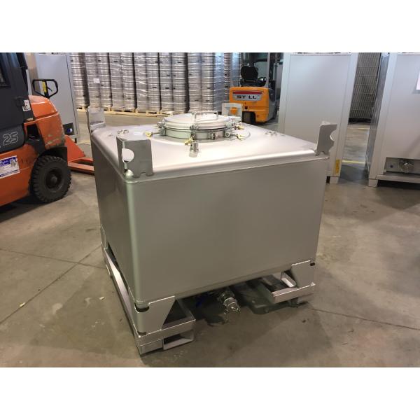 Single Layer Ibc Shipping Container 1000L Stainless Steel Intermediate Bulk IBC