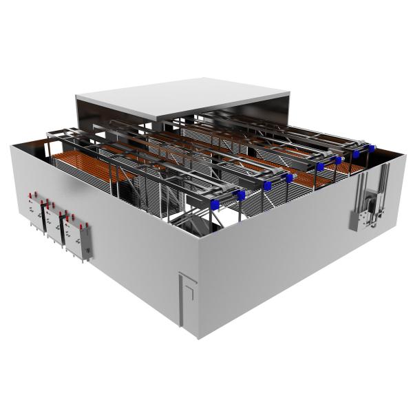 Continuous 500kg/H Fully Automatic Bread Production Line