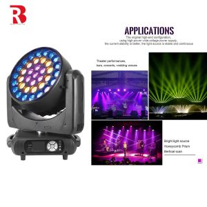 Aluminum Alloy Moving Head Light LED Wash Zoom RGBW 4in1
