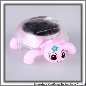 Mini Solar Powered Tortoise Educational Toy Cute Plastic Turtle