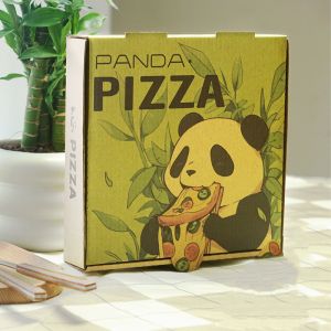 Custom Pizza Packing Box With Custom Logo Printed Corrugated Boxes