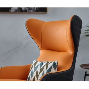 Luxury Modern Fabric Leather Leisure Chair Designer Living Room Confoetable