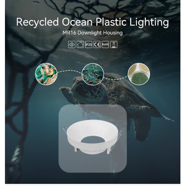 Fixed Downlight Frame Anti Glare IP20 Mr16 Recessed Lighting Housing