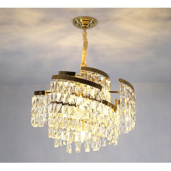 Buy Atmosphere Modern Metal And Crystal Pendant Lighting E14 Luxury Decor at wholesale prices