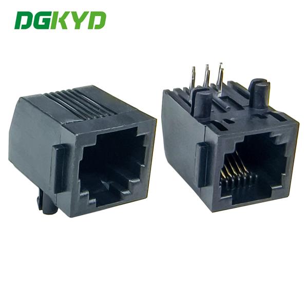 RJ11 Connector 6P6C Interface Full Plastic Ear Communication Interface