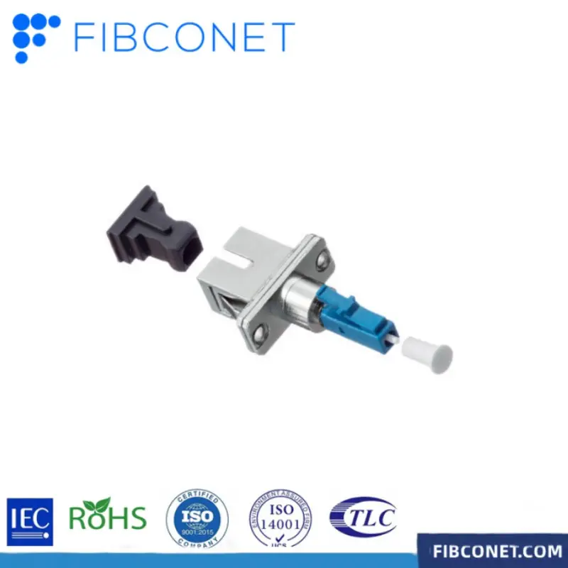4G Network Connection LC/UPC Male to SC/UPC Female Single Mode Hybrid Optical Adapter
